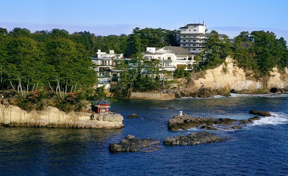 五浦は近代美術発祥の地 五浦海岸と大観邸